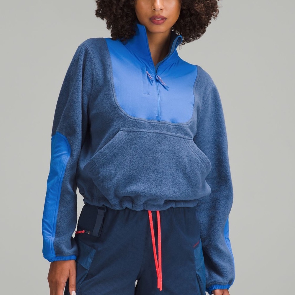 Lululemon Fleece + Ripstop Hiking Pullover